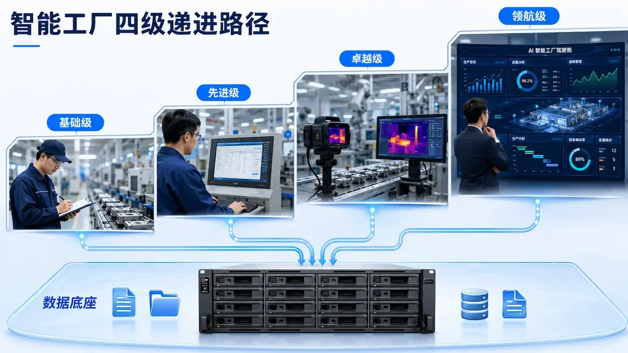 四级智能工厂怎样规划数据存储、治理与AI应用？