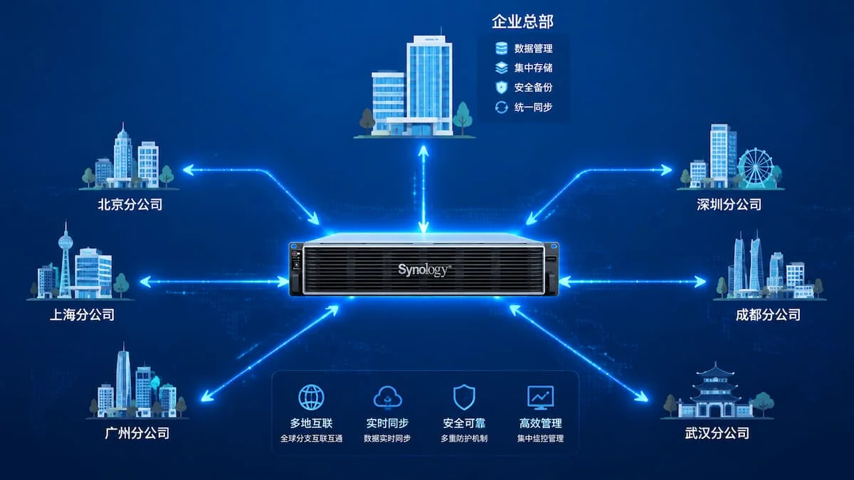 企业数据同步专家：群晖 Synology Drive 如何终结多分支机构协同难题